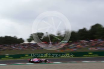 World © Octane Photographic Ltd. Formula 1 – Spanish GP - Saturday Qualifying. Sahara Force India VJM11 - Esteban Ocon. Circuit de Barcelona-Catalunya, Spain. Saturday 12th May 2018.