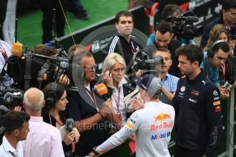 World © Octane Photographic Ltd. Formula 1 – Spanish GP - Saturday Qualifying. Aston Martin Red Bull Racing TAG Heuer RB14 – Max Verstappen. Circuit de Barcelona-Catalunya, Spain. Saturday 12th May 2018.