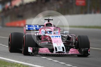 World © Octane Photographic Ltd. Formula 1 – Spanish GP - Race. Sahara Force India VJM11 - Sergio Perez. Circuit de Barcelona-Catalunya, Spain. Sunday 13th May 2018.