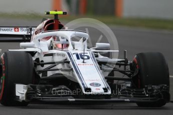 World © Octane Photographic Ltd. Formula 1 – Spanish GP - Race. Alfa Romeo Sauber F1 Team C37 – Charles Leclerc. Circuit de Barcelona-Catalunya, Spain. Sunday 13th May 2018.