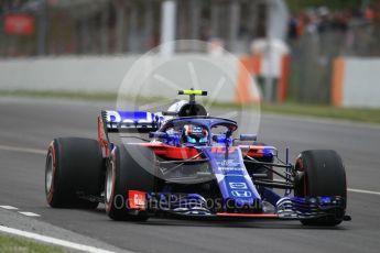 World © Octane Photographic Ltd. Formula 1 – Spanish GP - Race. Scuderia Toro Rosso STR13 – Pierre Gasly. Circuit de Barcelona-Catalunya, Spain. Sunday 13th May 2018.