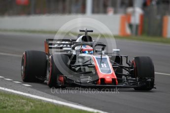 World © Octane Photographic Ltd. Formula 1 – Spanish GP - Race. Haas F1 Team VF-18 – Romain Grosjean. Circuit de Barcelona-Catalunya, Spain. Sunday 13th May 2018.
