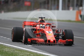 World © Octane Photographic Ltd. Formula 1 – Spanish GP - Race. Scuderia Ferrari SF71-H – Sebastian Vettel. Circuit de Barcelona-Catalunya, Spain. Sunday 13th May 2018.