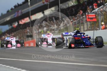 World © Octane Photographic Ltd. Formula 1 – Spanish GP - Race. Scuderia Toro Rosso STR13 – Pierre Gasly. Circuit de Barcelona-Catalunya, Spain. Sunday 13th May 2018.