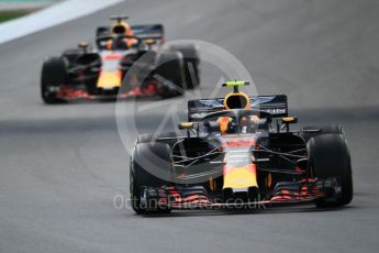 World © Octane Photographic Ltd. Formula 1 – Spanish GP - Race. Aston Martin Red Bull Racing TAG Heuer RB14 – Max Verstappen. Circuit de Barcelona-Catalunya, Spain. Sunday 13th May 2018.