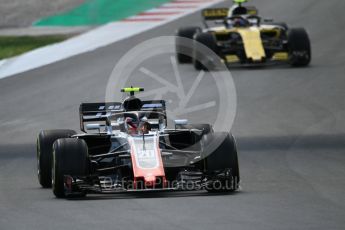 World © Octane Photographic Ltd. Formula 1 – Spanish GP - Race. Haas F1 Team VF-18 – Kevin Magnussen. Circuit de Barcelona-Catalunya, Spain. Sunday 13th May 2018.