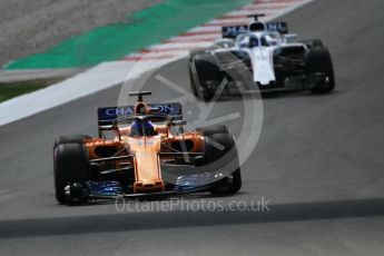 World © Octane Photographic Ltd. Formula 1 – Spanish GP - Race. McLaren MCL33 – Fernando Alonso. Circuit de Barcelona-Catalunya, Spain. Sunday 13th May 2018.