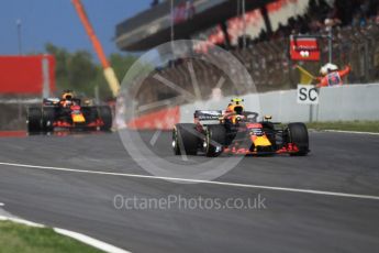 World © Octane Photographic Ltd. Formula 1 – Spanish GP - Race. Aston Martin Red Bull Racing TAG Heuer RB14 – Max Verstappen. Circuit de Barcelona-Catalunya, Spain. Sunday 13th May 2018.