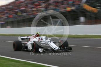 World © Octane Photographic Ltd. Formula 1 – Spanish GP - Race. Alfa Romeo Sauber F1 Team C37 – Charles Leclerc. Circuit de Barcelona-Catalunya, Spain. Sunday 13th May 2018.