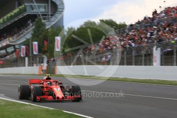 World © Octane Photographic Ltd. Formula 1 – Spanish GP - Race. Scuderia Ferrari SF71-H – Kimi Raikkonen. Circuit de Barcelona-Catalunya, Spain. Sunday 13th May 2018.