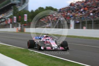 World © Octane Photographic Ltd. Formula 1 – Spanish GP - Race. Sahara Force India VJM11 - Sergio Perez. Circuit de Barcelona-Catalunya, Spain. Sunday 13th May 2018.