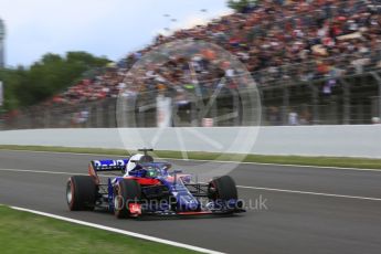 World © Octane Photographic Ltd. Formula 1 – Spanish GP - Race. Scuderia Toro Rosso STR13 – Brendon Hartley. Circuit de Barcelona-Catalunya, Spain. Sunday 13th May 2018.