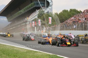 World © Octane Photographic Ltd. Formula 1 – Spanish GP - Race. Aston Martin Red Bull Racing TAG Heuer RB14 – Daniel Ricciardo. Circuit de Barcelona-Catalunya, Spain. Sunday 13th May 2018.