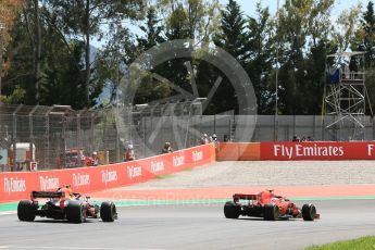 World © Octane Photographic Ltd. Formula 1 – Spanish GP - Race. Scuderia Ferrari SF71-H – Kimi Raikkonen. Circuit de Barcelona-Catalunya, Spain. Sunday 13th May 2018.