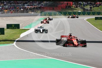 World © Octane Photographic Ltd. Formula 1 – Spanish GP - Race. Scuderia Ferrari SF71-H – Sebastian Vettel. Circuit de Barcelona-Catalunya, Spain. Sunday 13th May 2018.