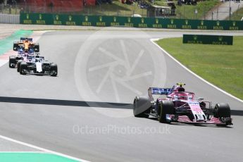 World © Octane Photographic Ltd. Formula 1 – Spanish GP - Race. Sahara Force India VJM11 - Esteban Ocon. Circuit de Barcelona-Catalunya, Spain. Sunday 13th May 2018.