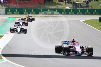 World © Octane Photographic Ltd. Formula 1 – Spanish GP - Race. Sahara Force India VJM11 - Esteban Ocon. Circuit de Barcelona-Catalunya, Spain. Sunday 13th May 2018.