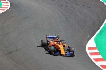 World © Octane Photographic Ltd. Formula 1 – Spanish GP - Race. Sahara Force India VJM11 - Esteban Ocon. Circuit de Barcelona-Catalunya, Spain. Sunday 13th May 2018.