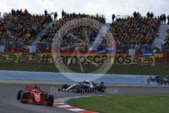 World © Octane Photographic Ltd. Formula 1 – Spanish GP - Race. Scuderia Ferrari SF71-H – Sebastian Vettel. Circuit de Barcelona-Catalunya, Spain. Sunday 13th May 2018.