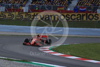 World © Octane Photographic Ltd. Formula 1 – Spanish GP - Race. Scuderia Ferrari SF71-H – Kimi Raikkonen. Circuit de Barcelona-Catalunya, Spain. Sunday 13th May 2018.