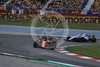 World © Octane Photographic Ltd. Formula 1 – Spanish GP - Race. McLaren MCL33 – Fernando Alonso. Circuit de Barcelona-Catalunya, Spain. Sunday 13th May 2018.