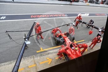 World © Octane Photographic Ltd. Formula 1 – Spanish GP - Race. Scuderia Ferrari SF71-H – Kimi Raikkonen retires. Circuit de Barcelona-Catalunya, Spain. Sunday 13th May 2018.