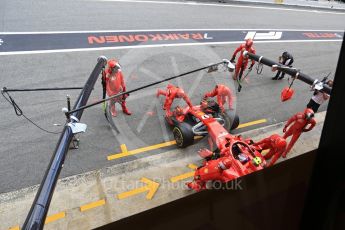 World © Octane Photographic Ltd. Formula 1 – Spanish GP - Race. Scuderia Ferrari SF71-H – Kimi Raikkonen retires. Circuit de Barcelona-Catalunya, Spain. Sunday 13th May 2018.