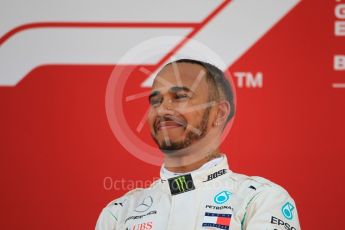 World © Octane Photographic Ltd. Formula 1 – Spanish GP - Sunday Paddock. Mercedes AMG Petronas Motorsport AMG F1 W09 EQ Power+ - Lewis Hamilton. Circuit de Barcelona-Catalunya, Spain. Sunday 13th May 2018.