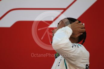 World © Octane Photographic Ltd. Formula 1 – Spanish GP - Sunday Paddock. Mercedes AMG Petronas Motorsport AMG F1 W09 EQ Power+ - Lewis Hamilton. Circuit de Barcelona-Catalunya, Spain. Sunday 13th May 2018.