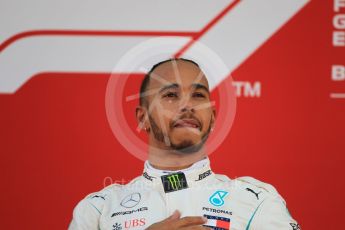 World © Octane Photographic Ltd. Formula 1 – Spanish GP - Sunday Paddock. Mercedes AMG Petronas Motorsport AMG F1 W09 EQ Power+ - Lewis Hamilton. Circuit de Barcelona-Catalunya, Spain. Sunday 13th May 2018.