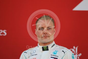 World © Octane Photographic Ltd. Formula 1 – Spanish GP - Sunday Paddock. Mercedes AMG Petronas Motorsport AMG F1 W09 EQ Power+ - Valtteri Bottas. Circuit de Barcelona-Catalunya, Spain. Sunday 13th May 2018.