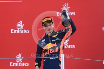 World © Octane Photographic Ltd. Formula 1 – Spanish GP - Sunday Paddock. Aston Martin Red Bull Racing TAG Heuer RB14 – Max Verstappen. Circuit de Barcelona-Catalunya, Spain. Sunday 13th May 2018.