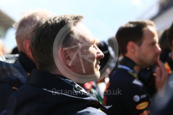 World © Octane Photographic Ltd. Formula 1 - Spanish GP - Sunday Parc Ferme. Christian Horner - Team Principal of Red Bull Racing. Circuit de Barcelona-Catalunya, Spain. Sunday 13th May 2018.