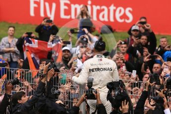 World © Octane Photographic Ltd. Formula 1 – Spanish GP - Sunday Podium. Mercedes AMG Petronas Motorsport AMG F1 W09 EQ Power+ - Lewis Hamilton (1st). Circuit de Barcelona-Catalunya, Spain. Sunday 13th May 2018.