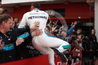 World © Octane Photographic Ltd. Formula 1 – Spanish GP - Sunday Parc Ferme. Mercedes AMG Petronas Motorsport AMG F1 W09 EQ Power+ - Lewis Hamilton. Circuit de Barcelona-Catalunya, Spain. Sunday 13th May 2018.