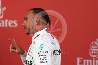 World © Octane Photographic Ltd. Formula 1 – Spanish GP - Sunday Paddock. Mercedes AMG Petronas Motorsport AMG F1 W09 EQ Power+ - Lewis Hamilton. Circuit de Barcelona-Catalunya, Spain. Sunday 13th May 2018.