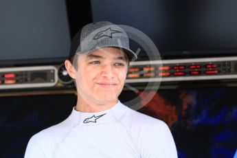 World © Octane Photographic Ltd. FIA Formula 2 (F2) – Spanish GP - Practice . Carlin - Lando Norris. Circuit de Barcelona-Catalunya, Spain. Friday 11th May 2018.