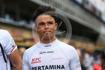 World © Octane Photographic Ltd. FIA Formula 2 (F2) – Spanish GP - Practice . Prema Powerteam - Nyck de Vries. Circuit de Barcelona-Catalunya, Spain. Friday 11th May 2018.