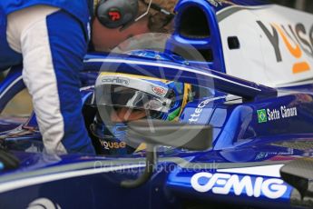 World © Octane Photographic Ltd. FIA Formula 2 (F2) – Spanish GP - Race1. Carlin - Sergio Sette Camara. Circuit de Barcelona-Catalunya, Spain. Saturday 12th May 2018.