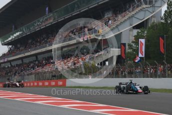 World © Octane Photographic Ltd. FIA Formula 2 (F2) – Spanish GP - Race1. DAMS - Alexander Albon. Circuit de Barcelona-Catalunya, Spain. Saturday 12th May 2018.