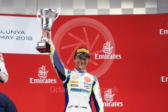 World © Octane Photographic Ltd. FIA Formula 2 (F2) – Spanish GP - Race1. Carlin - Lando Norris. Circuit de Barcelona-Catalunya, Spain. Saturday 12th May 2018.
