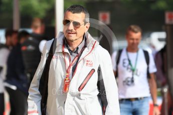 World © Octane Photographic Ltd. Formula 1 - Spanish GP - Friday Paddock. Guenther Steiner  - Team Principal of Haas F1 Team. Circuit de Barcelona-Catalunya, Spain. Friday 11th May 2018.