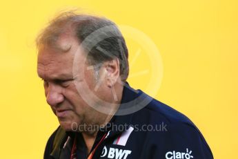 World © Octane Photographic Ltd. Formula 1 - Spanish GP - Friday Paddock. Robert Fernley - Deputy Team Principal of Sahara Force India. Circuit de Barcelona-Catalunya, Spain. Friday 11th May 2018.