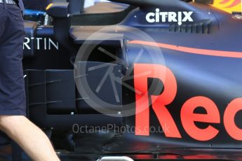 World © Octane Photographic Ltd. Formula 1 – Spanish GP - Friday Setup. Aston Martin Red Bull Racing TAG Heuer RB14. Circuit de Barcelona-Catalunya, Spain. Friday 11th May 2018.