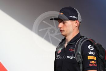 World © Octane Photographic Ltd. Formula 1 – Spanish GP - Paddock. Aston Martin Red Bull Racing TAG Heuer RB14 – Max Verstappen. Circuit de Barcelona-Catalunya, Spain. Friday 11th May 2018.