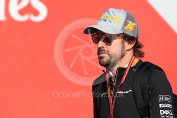 World © Octane Photographic Ltd. Formula 1 – Spanish GP - Paddock. McLaren MCL33 – Fernando Alonso. Circuit de Barcelona-Catalunya, Spain. Friday 11th May 2018.