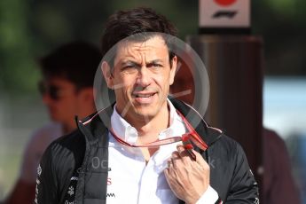 World © Octane Photographic Ltd. Formula 1 - Spanish GP - Friday Paddock. Toto Wolff - Executive Director & Head of Mercedes-Benz Motorsport. Circuit de Barcelona-Catalunya, Spain. Friday 11th May 2018.