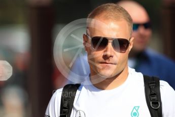 World © Octane Photographic Ltd. Formula 1 – Spanish GP - Paddock. Mercedes AMG Petronas Motorsport AMG F1 W09 EQ Power+ - Valtteri Bottas. Circuit de Barcelona-Catalunya, Spain. Friday 11th May 2018.