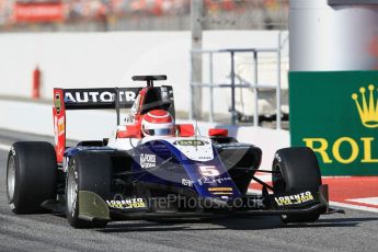World © Octane Photographic Ltd. GP3 – Spanish GP – Qualifying. Trident - Pedro Piquet. Circuit de Barcelona-Catalunya, Spain. Friday 11th May 2018.