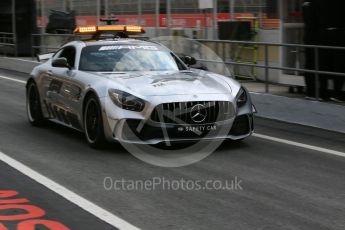 World © Octane Photographic Ltd. GP3 – Spanish GP –   Race 1. Mercedes AMG Safety Car. Circuit de Barcelona-Catalunya, Spain. Saturday 12th May 2018.